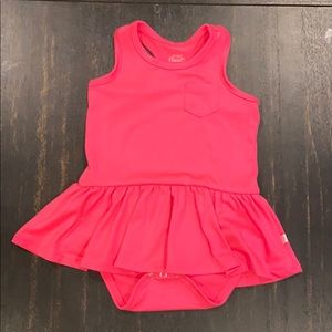 Posh peanut Neon pink twirl skirt bodysuit